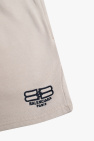 Balenciaga Kids beige Cotton shorts