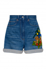 gucci now Denim shorts from the ‘gucci now Tiger’ collection