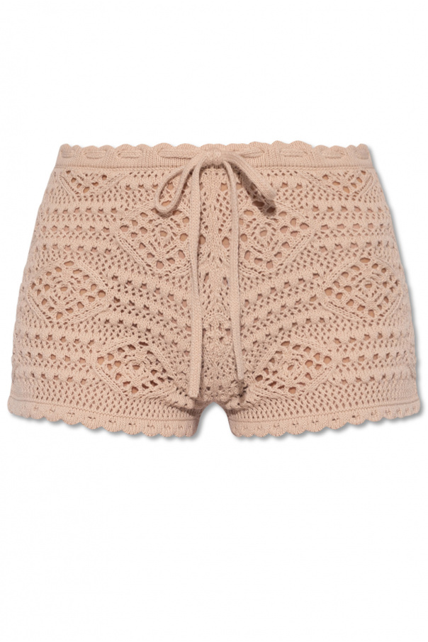 Saint Laurent Openwork shorts