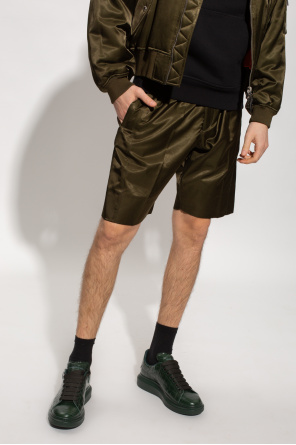 Alexander McQueen Pleat-front shorts