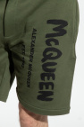 Alexander McQueen Logo-printed shorts