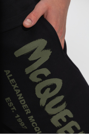 Alexander McQueen Szorty z logo