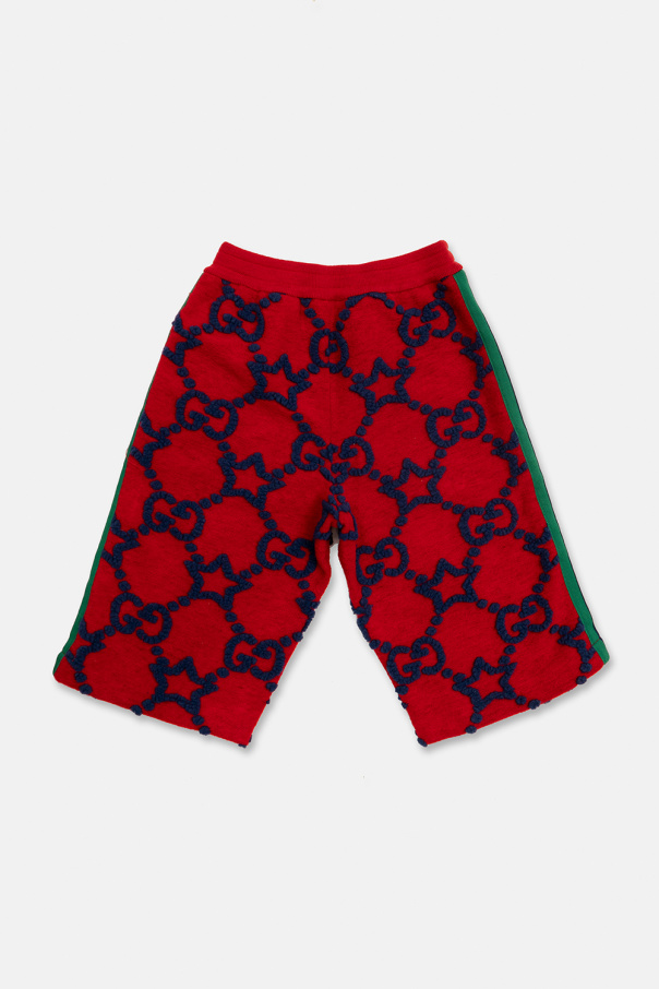 gucci Rhyton Kids Shorts with ‘GG’ pattern