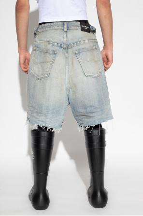 Balenciaga Shorts with worn effect