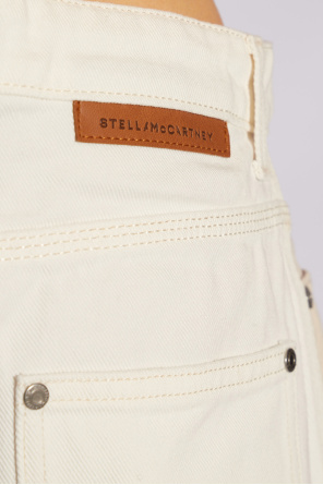 Stella McCartney Jeansowe szorty z wysokim stanem