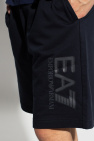 giorgio armani striped silk tie item Sweat shorts with logo