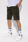 EA7 Emporio Linen armani Logo-printed shorts