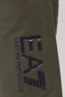 EA7 Emporio Linen armani Logo-printed shorts