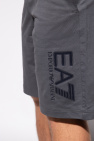 EA7 Emporio Armani Logo-printed shorts