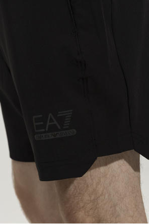 EA7 Emporio Armani Ea7 Emporio Armani logo-print long-sleeved jumper