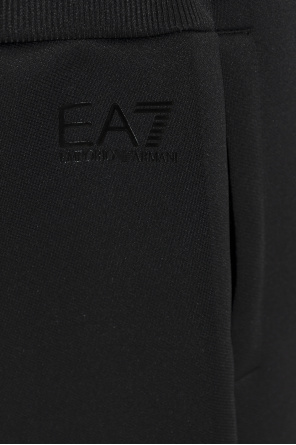 Emporio Armani perforated logo sneakers Emporio Armani Kids embroidered eagle hoodie