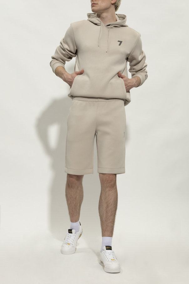 EA7 Emporio stretch-cotton Armani Shorts with logo