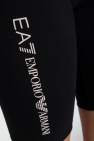 EA7 Emporio Armani Cropped leggings with logo