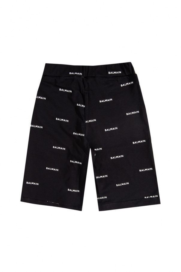 Balmain Kids Balmain logo-print swimsuit