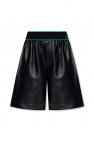 bottega lee Veneta Leather shorts