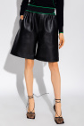 bottega lee Veneta Leather shorts