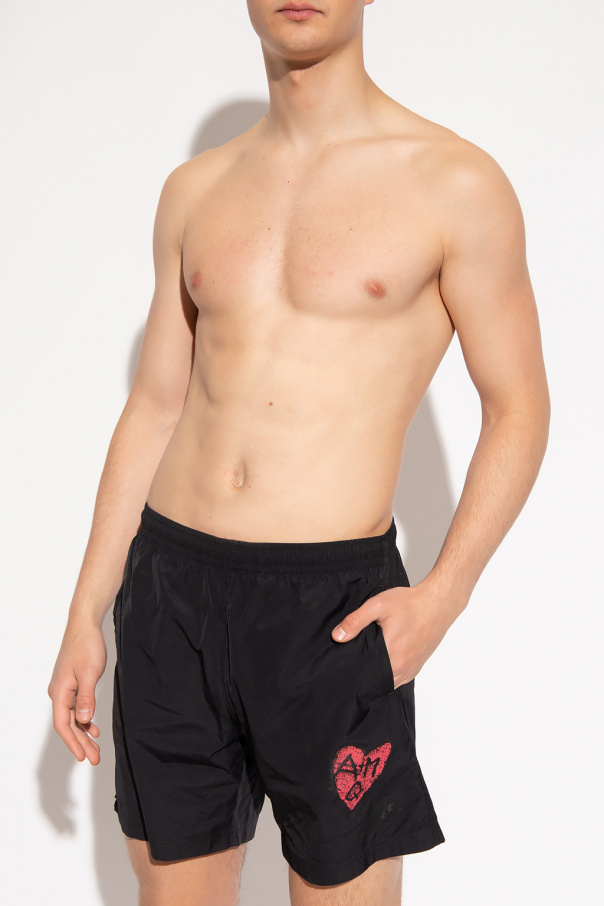 Alexander McQueen Swimming shorts with logo