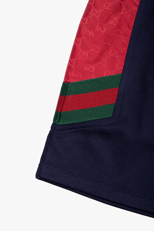 Gucci Kids gucci trackpants with gg piping