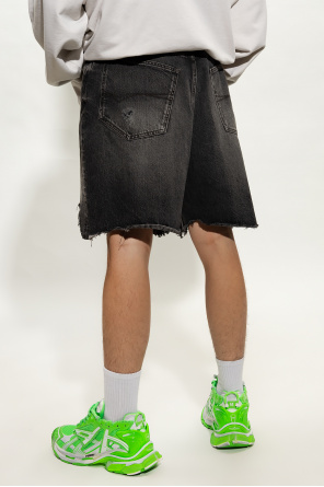 Balenciaga S Woven Shorts Mens