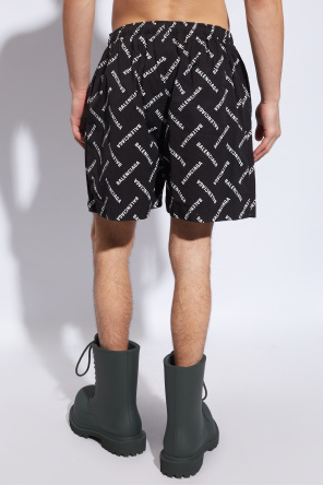 Balenciaga Shorts with logo pattern