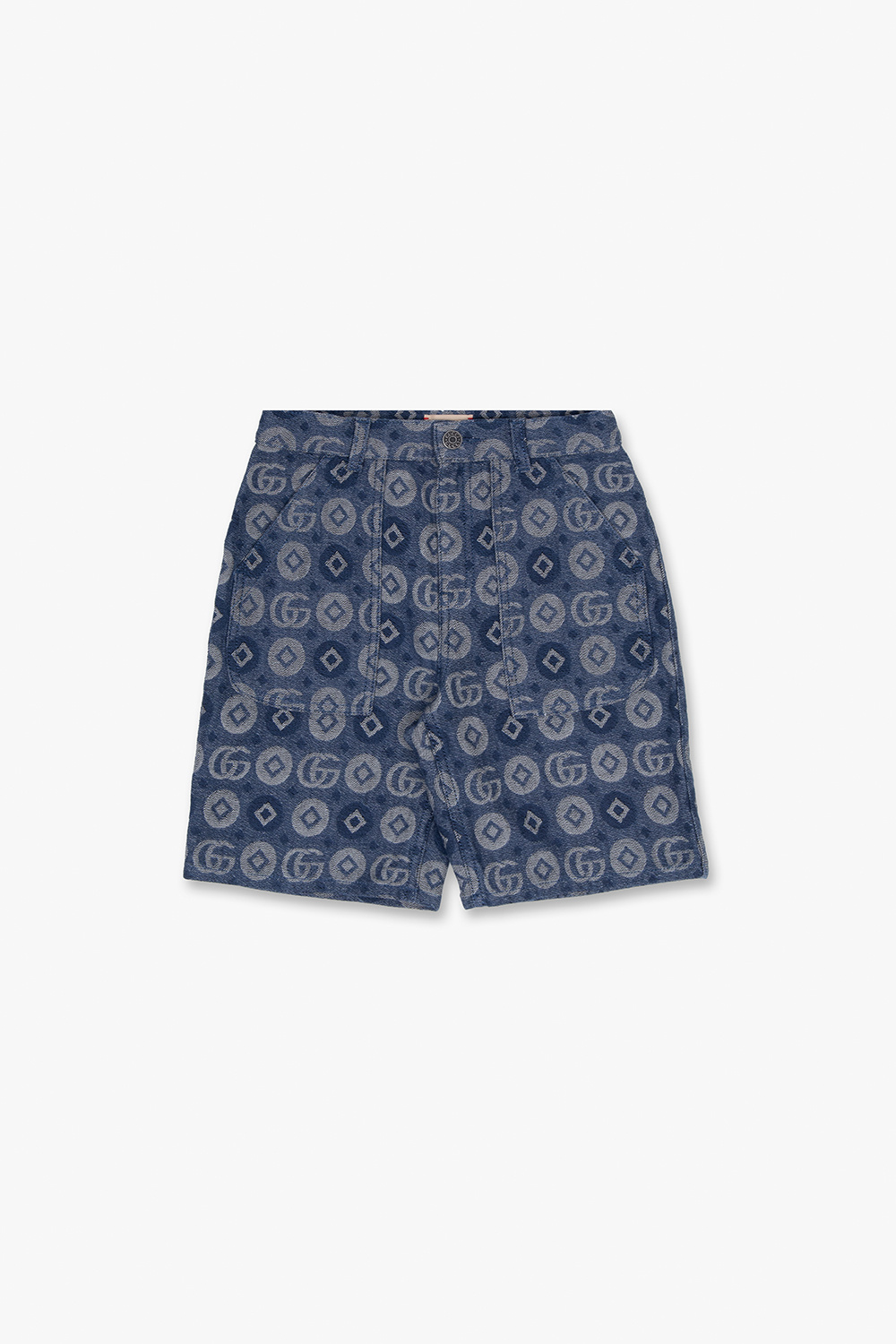 gucci disco Kids Denim shorts