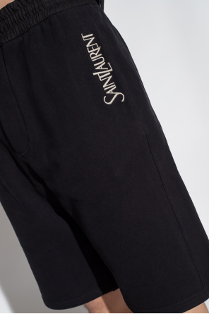 Saint Laurent Shorts with logo
