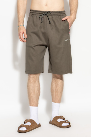 Gucci Shorts mit charakteristischem "Web"-Gürtel