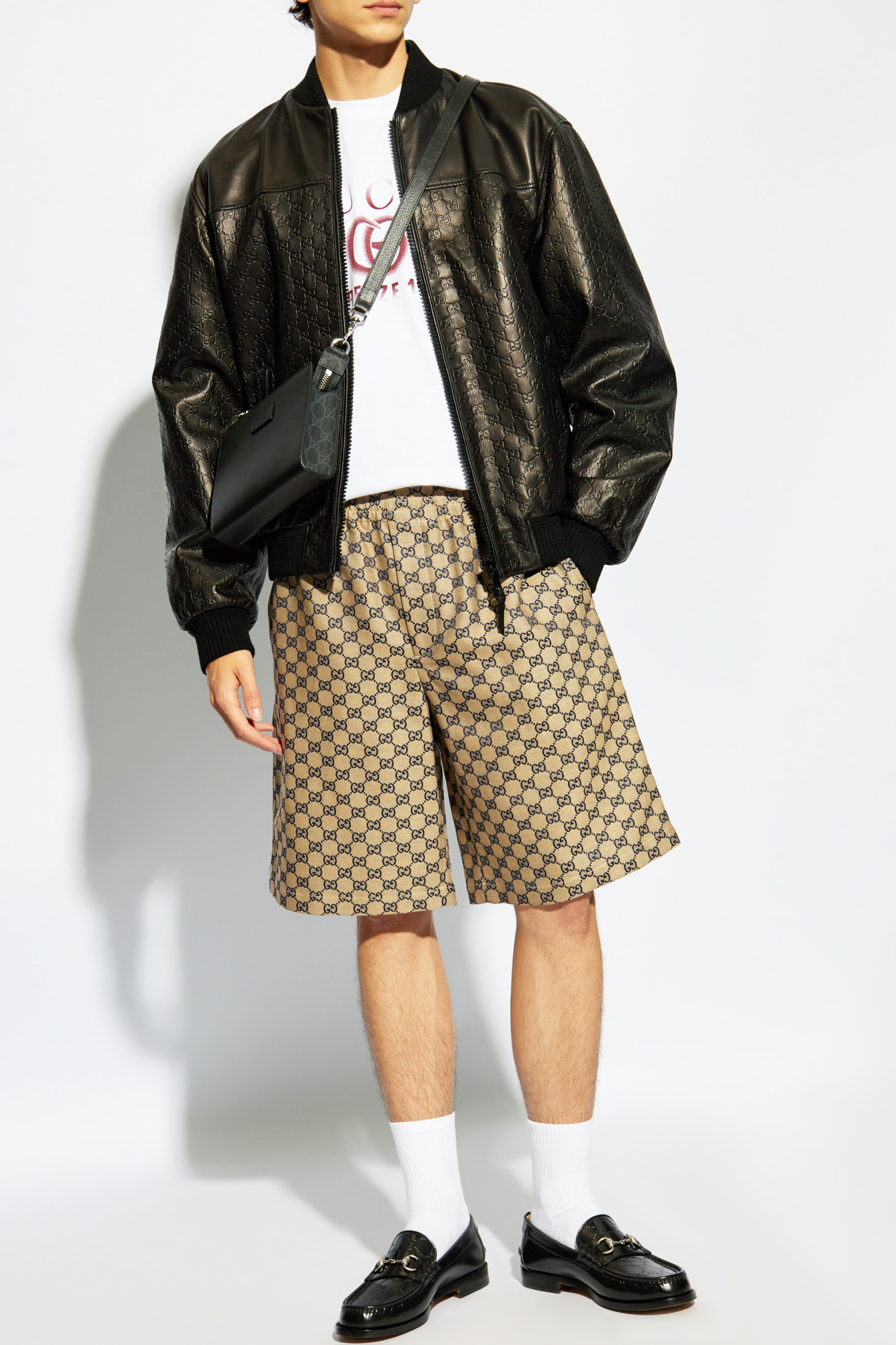 Gucci Shorts with `GG` pattern