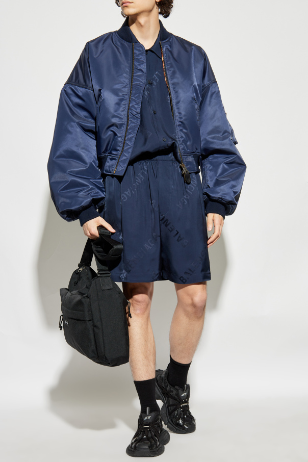 Balenciaga Shorts mit Monogramm