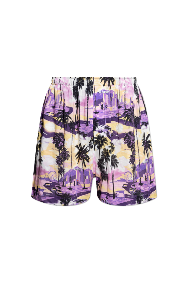 Printed shorts od Balenciaga