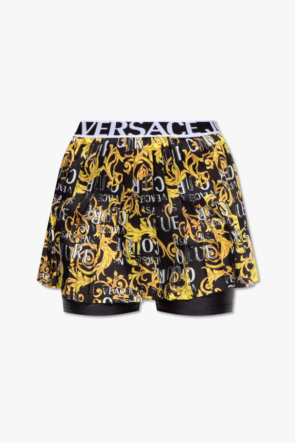 Versace Jeans Couture Patterned skirt-shorts