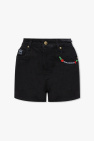 Versace Jeans Couture High-waisted denim shorts