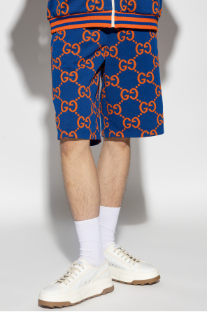 gucci wool Shorts with ‘GG’ pattern