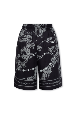 BOSS pleat-detail tailored shorts