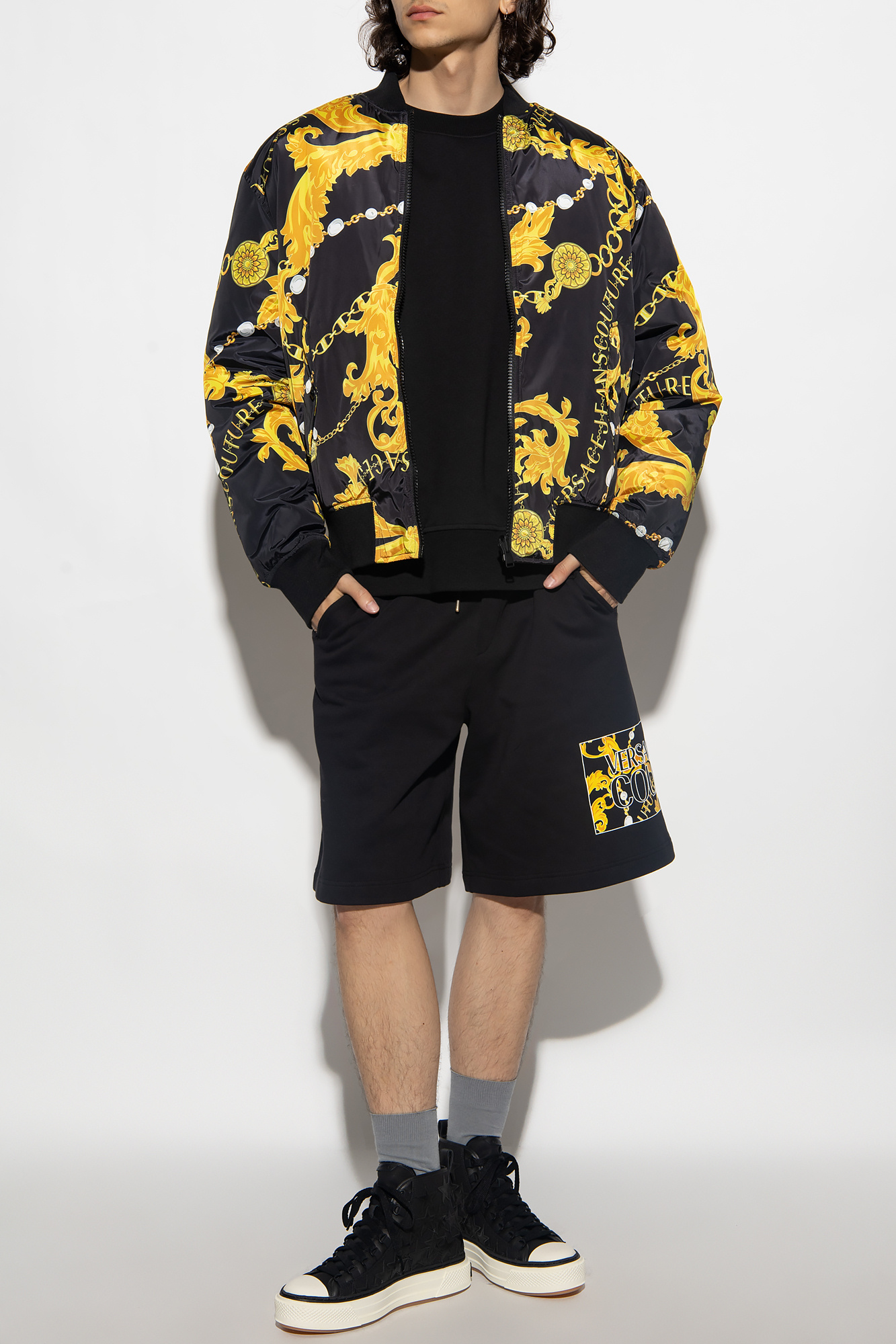 Versace Jeans Couture Sweat shorts, Men's Clothing