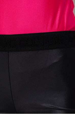 Versace Jeans Couture Textured Button Front Shirt Dress