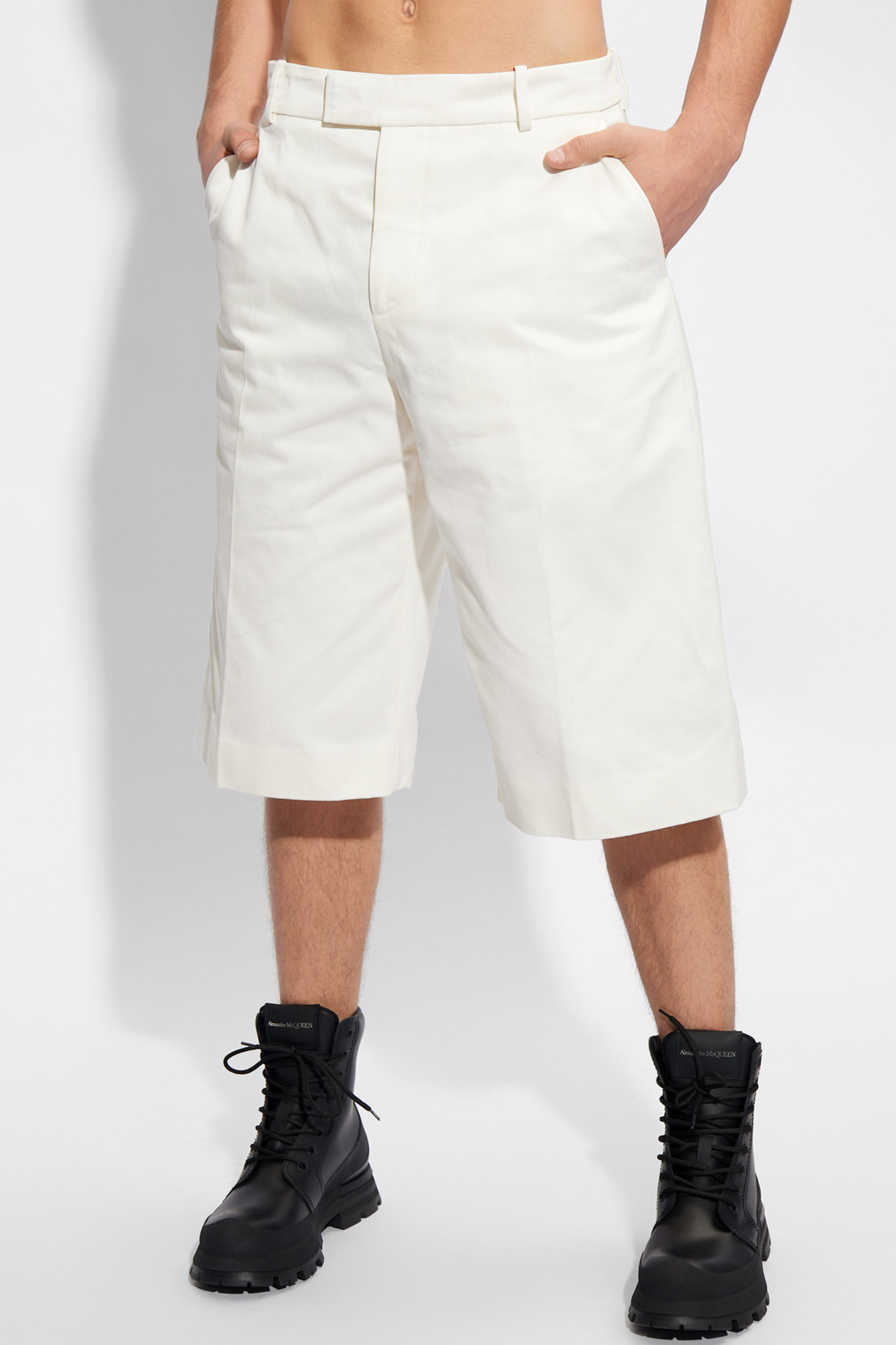 Alexander McQueen Cotton shorts