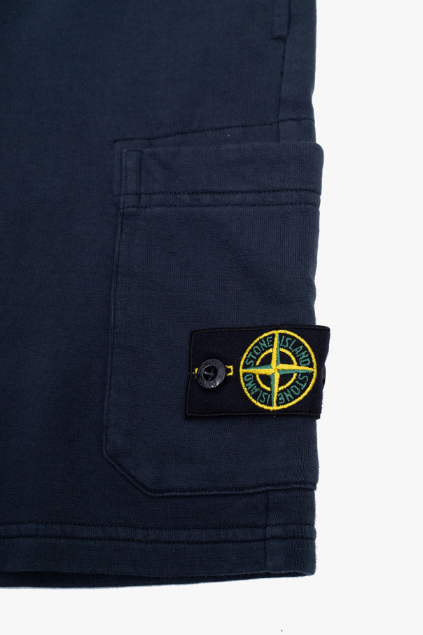 Stone Island Kids Versace Jeans Couture embroidered-logo polo-shirt