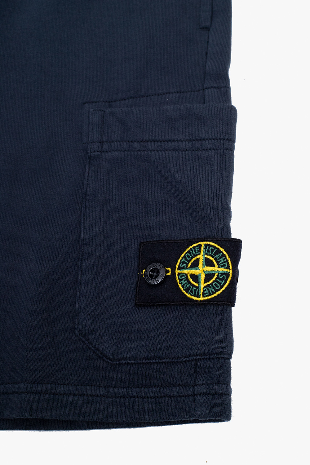 Stone Island Kids natori shorts with logo