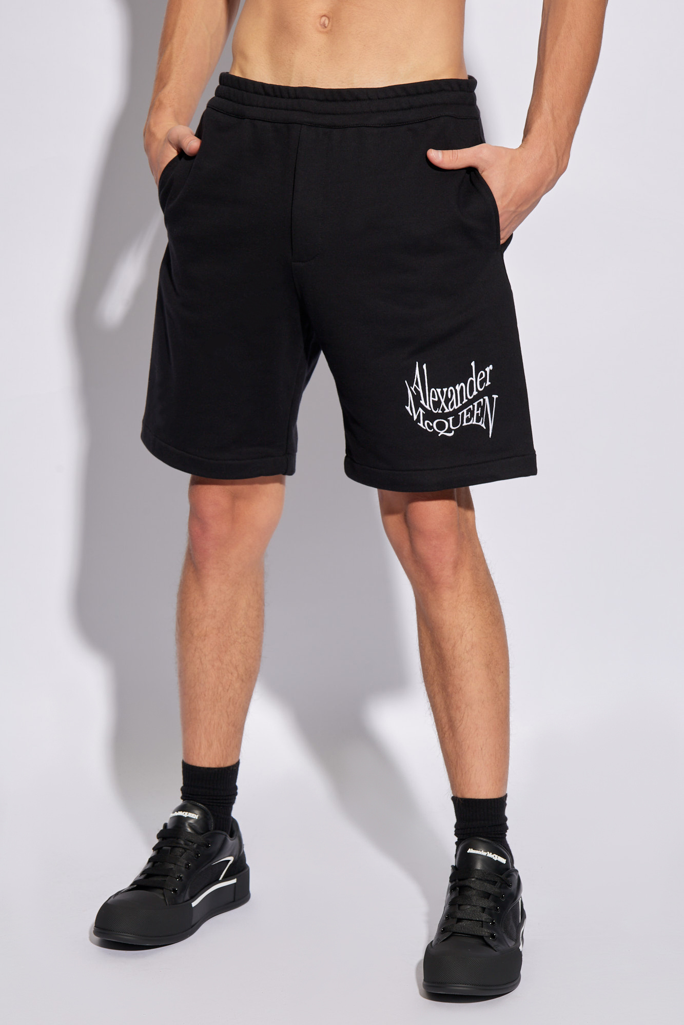 Alexander McQueen Shorts with logo