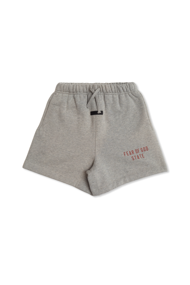 Fear Of God Essentials Kids Logo Shorts