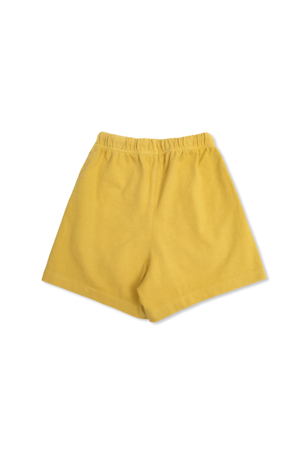 Fear Of God Essentials Kids Cotton shorts with logo