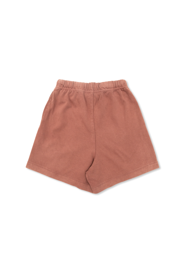 Fear Of God Essentials Kids Cotton shorts with logo