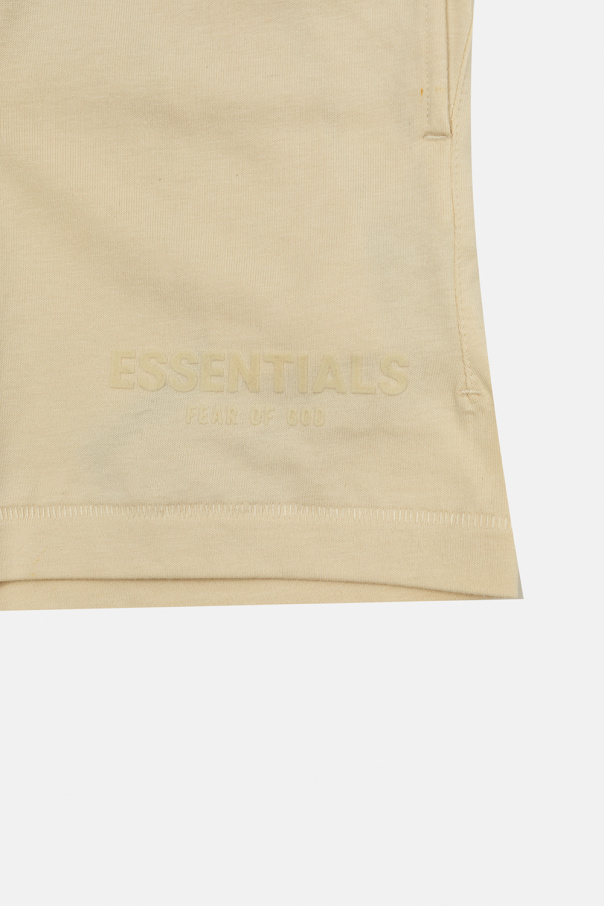 Fear Of God Essentials Kids shorts embellished with logo