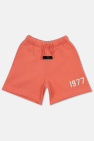 cargo-pockets denim shorts