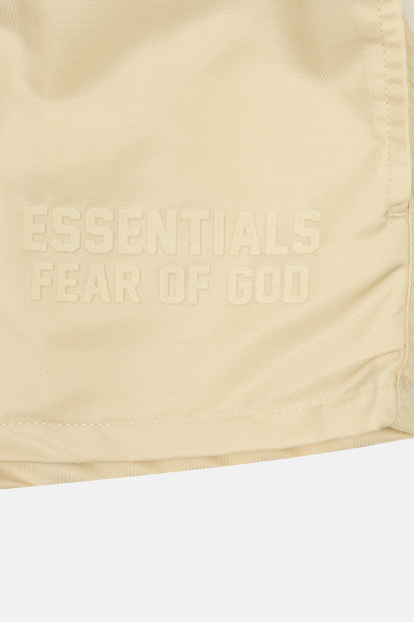 Fear Of God Essentials Kids Relaxed jeans with a rolled hem in our favourite mid-wash denim