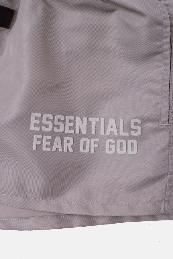Fear Of God Essentials Kids Love Moschino logo-print sweatshirt dress Black