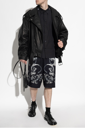 Shorts with barocco print od Versace Jeans Couture