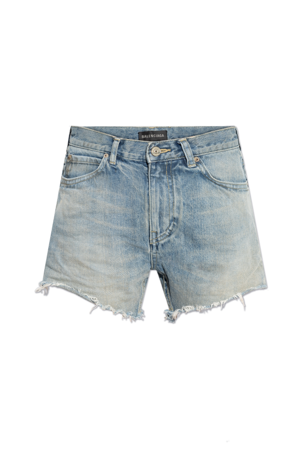 Balenciaga Denim Shorts