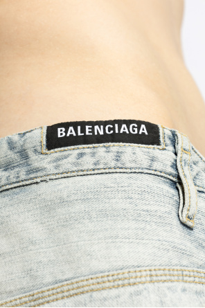 Balenciaga Denim Bermuda Shorts